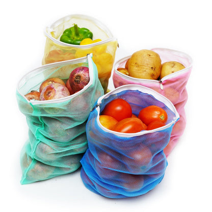 Multicolour Double Layer Mesh Net Bag