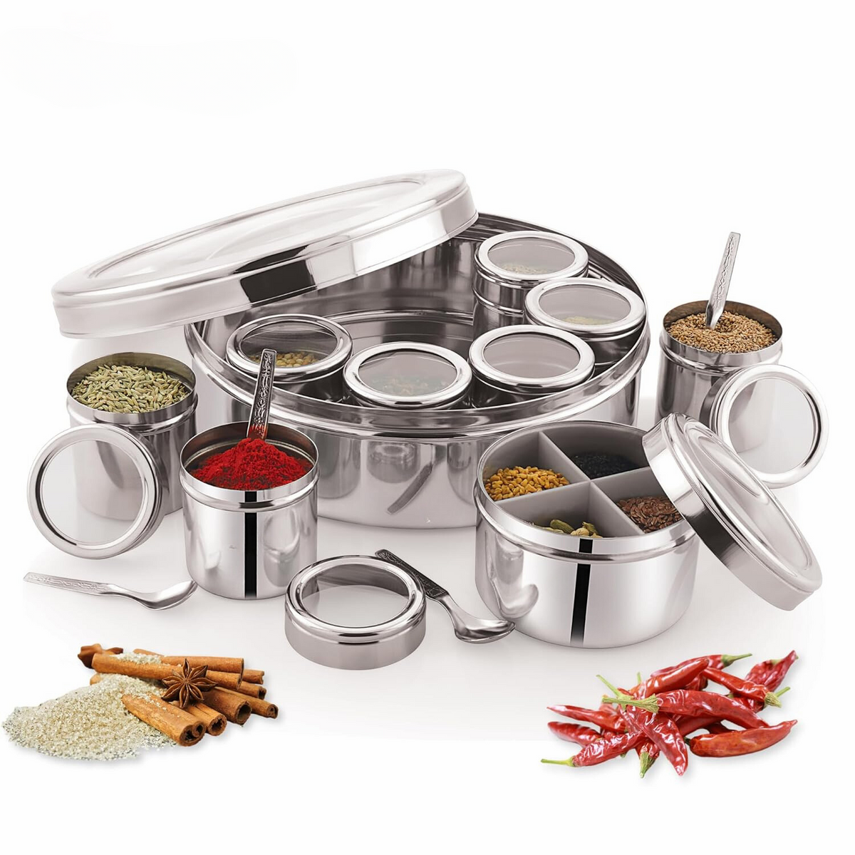 Stainless Steel Masala Box