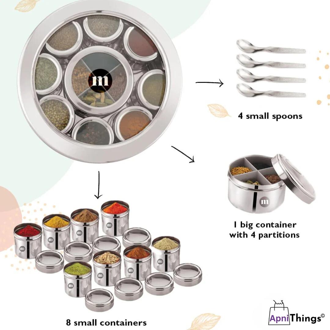 Stainless Steel Masala Box