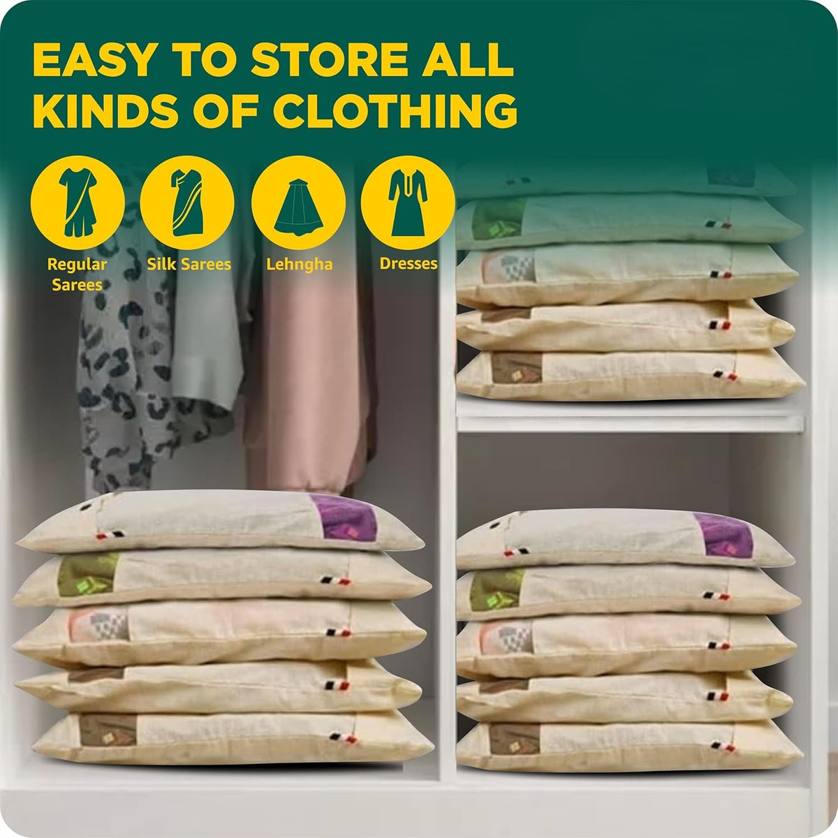 Premium Cotton Saree Covers with Zip