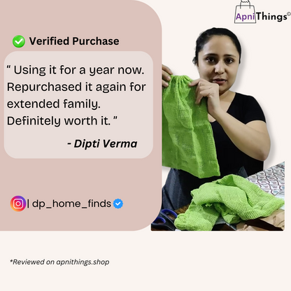 Natural Cotton Vegetables Bags For Fridge Storage