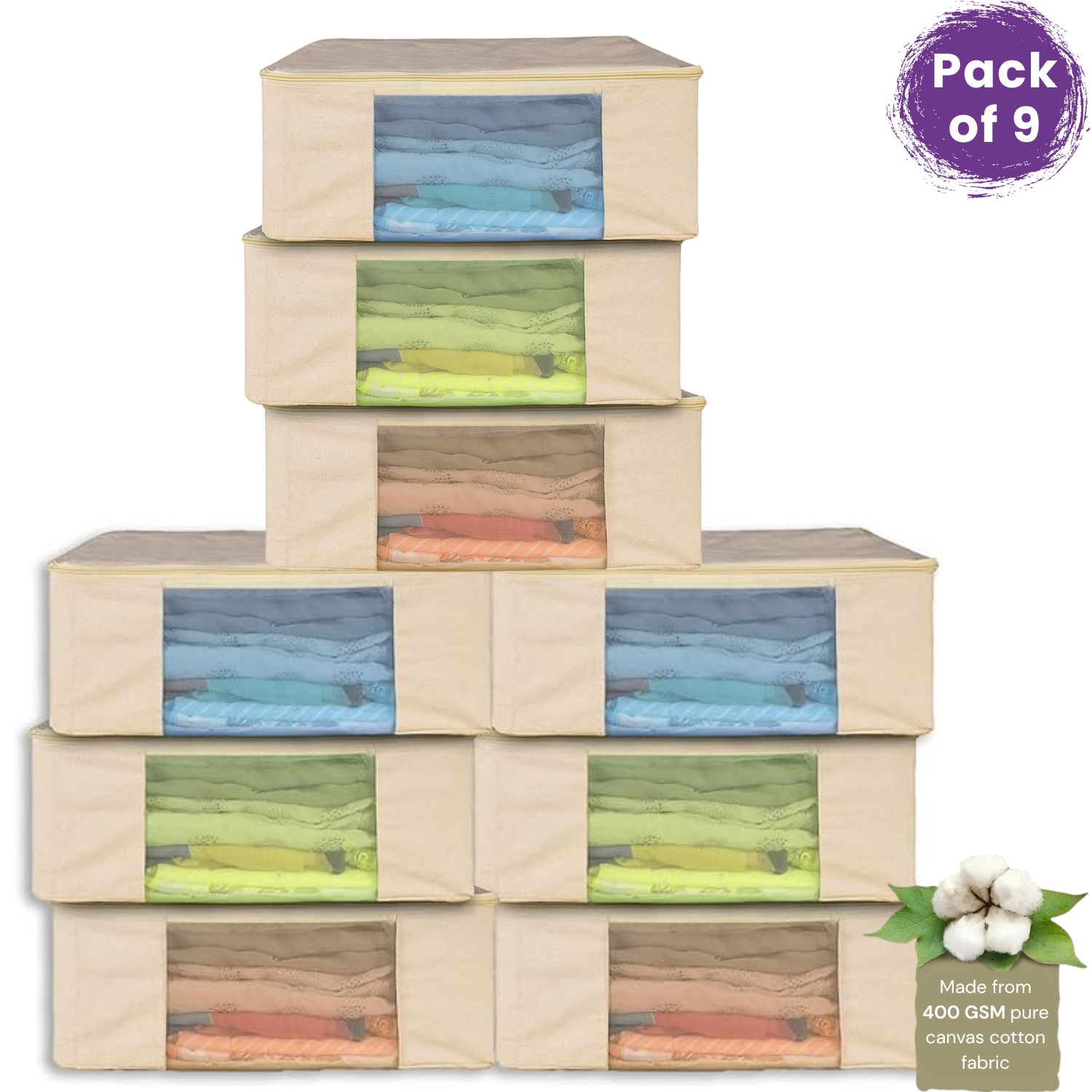 Pack of 9